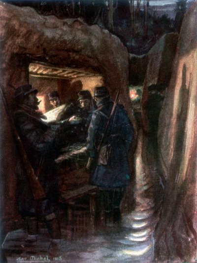 Il comandante, Cagna, Francia, 1915, 1926 da Michel