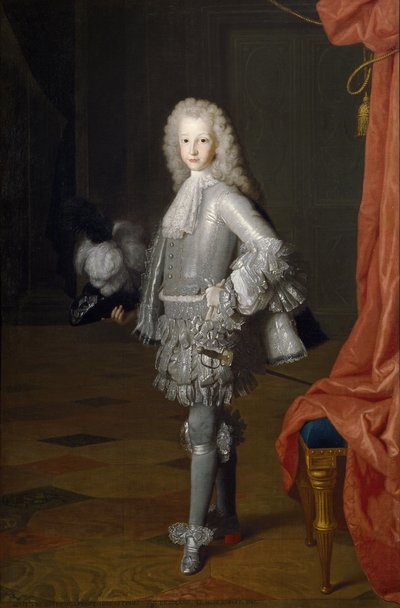 Luigi I come Principe delle Asturie, 1717 da Michel Ange Houasse