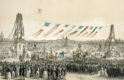 Festa della Concordia, Parigi da Michel C. and Gaildrau Jules (1816 98) Fichot