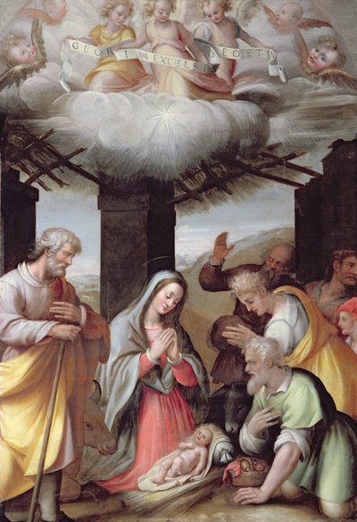 Adorazione dei pastori da Michel Colombe