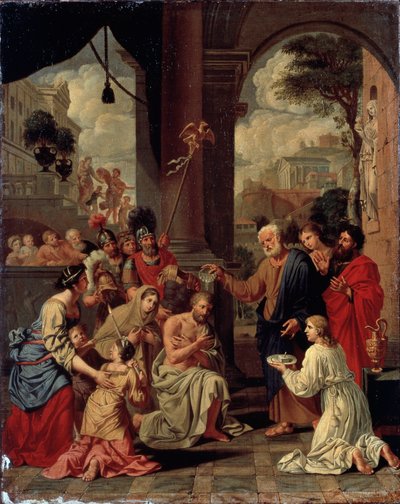 Il battesimo di San Cornelio il Centurione, XVII secolo da Michel Corneille the Elder
