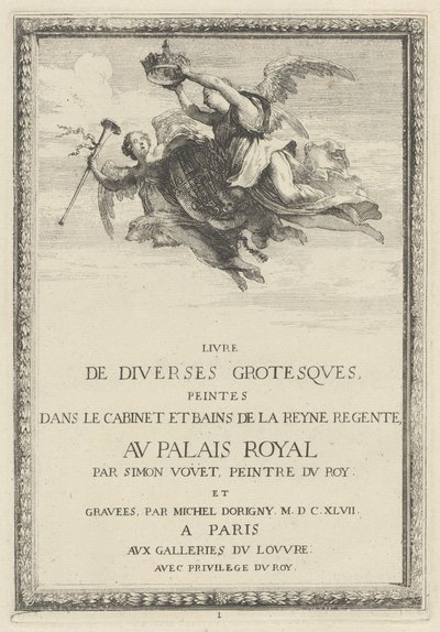 Pagina del titolo da Michel Dorigny, after Simon Vouet