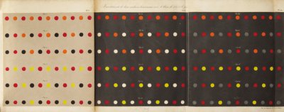Dalla legge del contrasto simultaneo dei colori, 1839 da Michel Eugène Chevreul