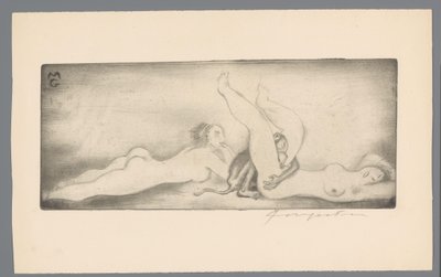 Ex libris di Gianni Mantero da Michel Fingesten (signed by artist)