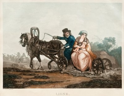Guida in slitta, 1830-1840 da Michel Francois Damam Demartrait