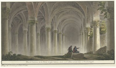 Interno a Costantinopoli da Michel François Preaulx