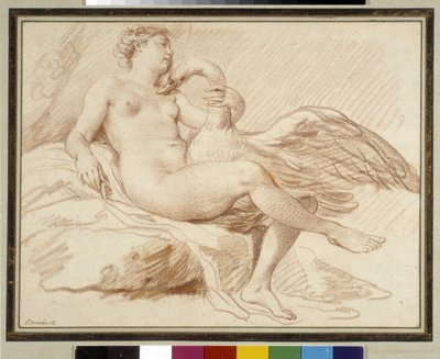 Leda e il cigno da Michel Honore Bounieu