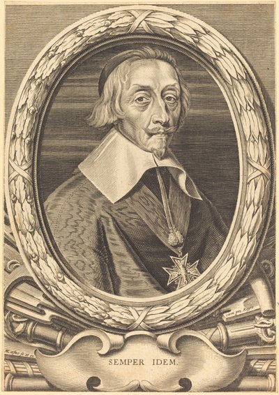 Armand Jean du Plessis, Cardinale Richelieu da Michel Lasne