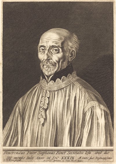 Etienne Binet da Michel Lasne after Charles Le Brun