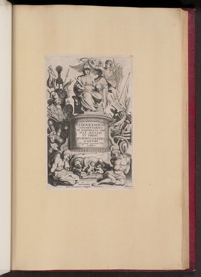Pagina del titolo per Ludovicus Nonnius, Commentarius in Nomismata da Michel Lasne after Sir Peter Paul Rubens