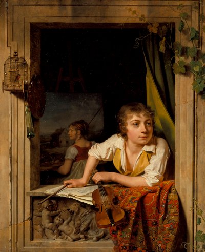 Pittura e musica (Ritratto del figlio dell