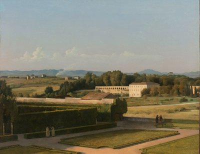 Veduta dei giardini di Villa Medici da Michel Martin Drolling