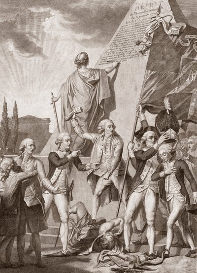 Michel Picquenot (1747-1814). Allegorie della Filosofia e del Patriotismo, vincitori sul demone dei pregiudizi da Michel Picquenot