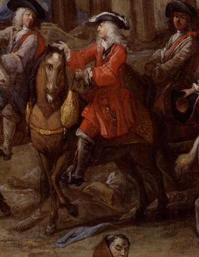 Vista del Municipio (di Marsiglia) durante la peste del 1720 da Michel Serre