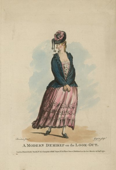 Una moderna demirep in cerca da Michel Vincent Brandoin or Brandouin