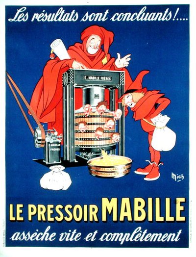 Poster che satira le nuove tasse da Michel called Mich Liebeaux
