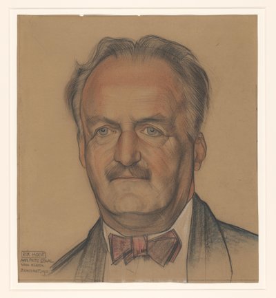 Ritratto di Richard Nicolaus Roland Holst da Michel de Klerk
