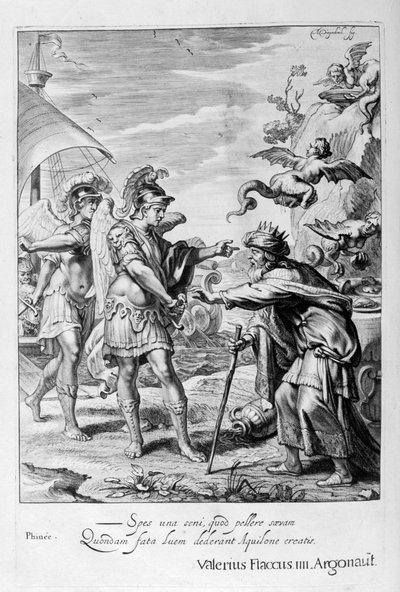 Fineo è liberato dalle Arpie da Calais e Zete da Michel de Marolles