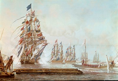 La festa del baluardo a Tolone per il Conte di Provenza nel luglio 1777 da Michel de Toulon