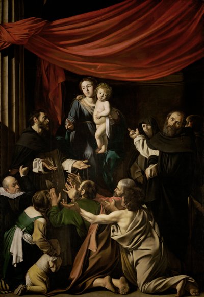 Madonna del Rosario da Michelangelo Merisi Caravaggio