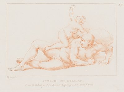 Sansone e Dalila da Michelangelo (after) Buonarroti