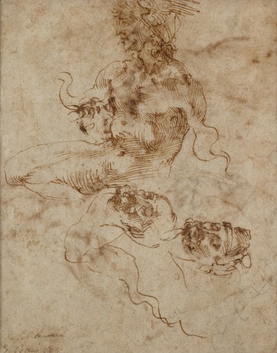 Figura che Assomiglia a un Tritone, c1490-1560 da Michelangelo Buonarroti