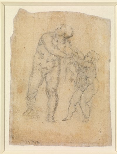 Enea e un bambino (verso) da Michelangelo Buonarroti