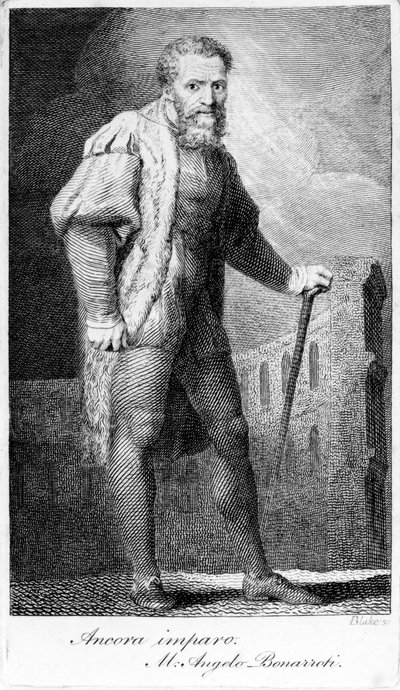 Ancora imparo, inciso da William Blake, illustrazione da 