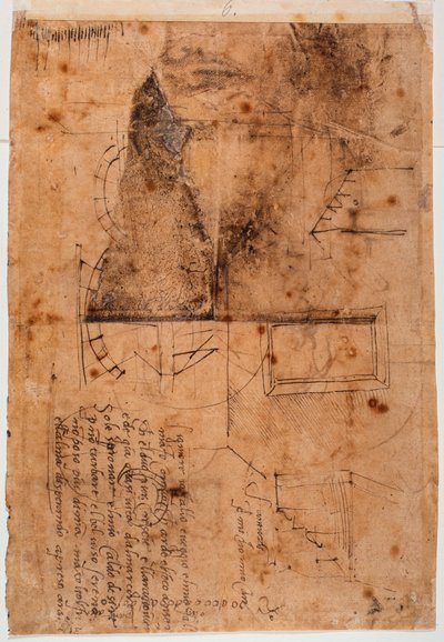 Studi architettonici autografi e frammenti poetici da Michelangelo Buonarroti
