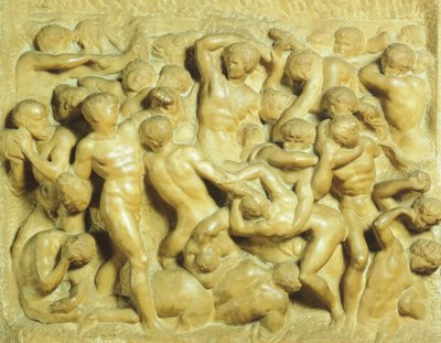 Battaglia dei Lapiti contro i Centauri, marmo da Michelangelo Buonarroti