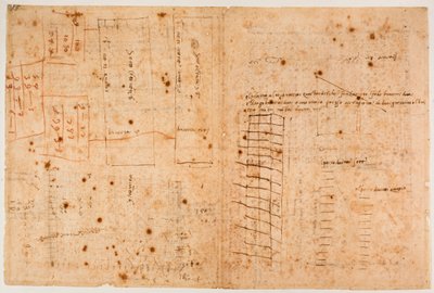 Conteggi dei lavori di muratura da Michelangelo Buonarroti
