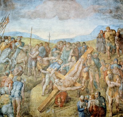 Crocifissione di San Pietro da Michelangelo Buonarroti