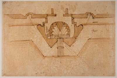 Progetto per un bastione per un portale da Michelangelo Buonarroti