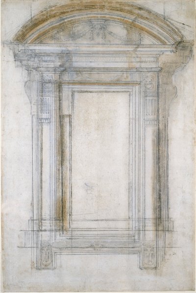 Progetto per una finestra, ca. 1490-1560 da Michelangelo Buonarroti