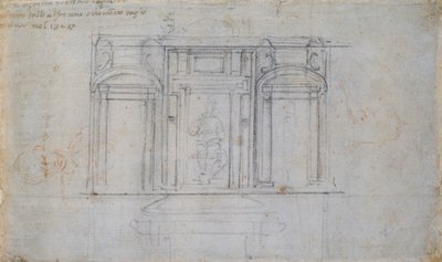 Design per una delle tombe dei Medici da Michelangelo Buonarroti
