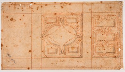 Progetto per i banchi della Biblioteca Laurenziana da Michelangelo Buonarroti