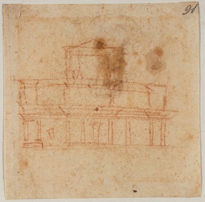 Progetto per la facciata di San Lorenzo da Michelangelo Buonarroti