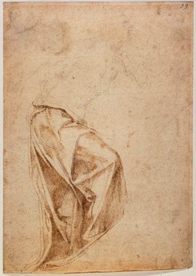 Figura drappeggiata da Michelangelo Buonarroti