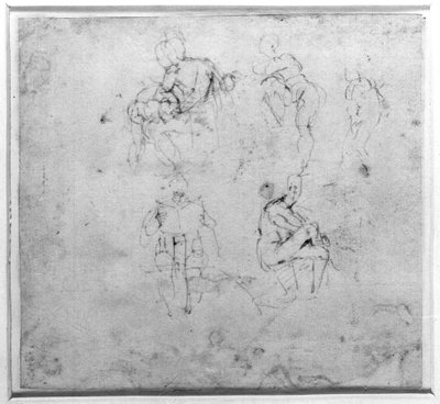 Studio di figura, c.1511 da Michelangelo Buonarroti