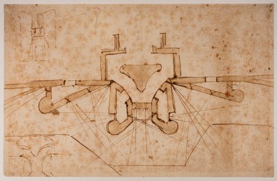 Progetto di fortificazione per un portale da Michelangelo Buonarroti