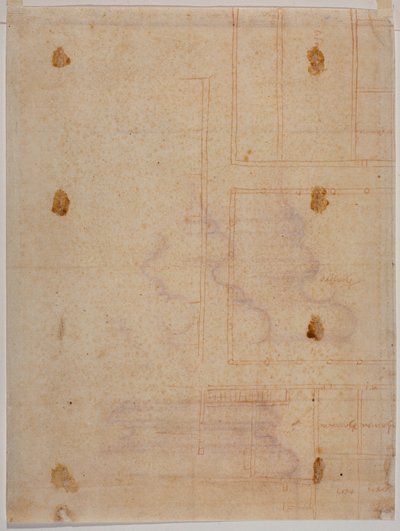 Piano frammentario del convento di San Lorenzo da Michelangelo Buonarroti