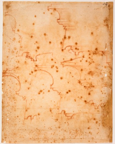Cornici per il cortile della Laurenziana da Michelangelo Buonarroti