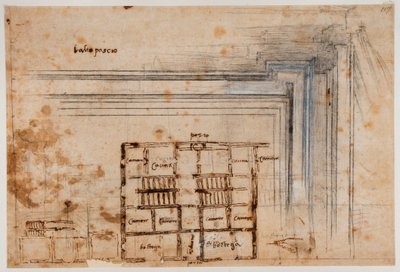 Piano della casa e portale da Michelangelo Buonarroti