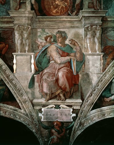 Isaia (dettaglio) da Michelangelo Buonarroti