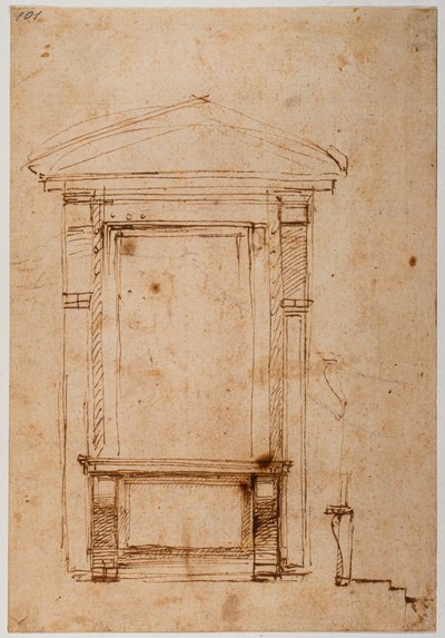 Finestra inginocchiata per il palazzo Medici, c. 1517 da Michelangelo Buonarroti