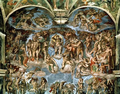Il Giudizio Universale, dalla Cappella Sistina da Michelangelo Buonarroti