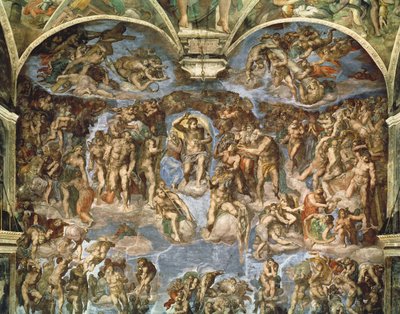 Il Giudizio Universale, dalla Cappella Sistina da Michelangelo Buonarroti