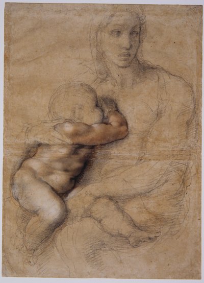 Madonna con bambino, c. 1525 da Michelangelo Buonarroti