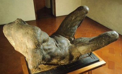 Modello per la personificazione del fiume per la Sagrestia Nuova di San Lorenzo da Michelangelo Buonarroti