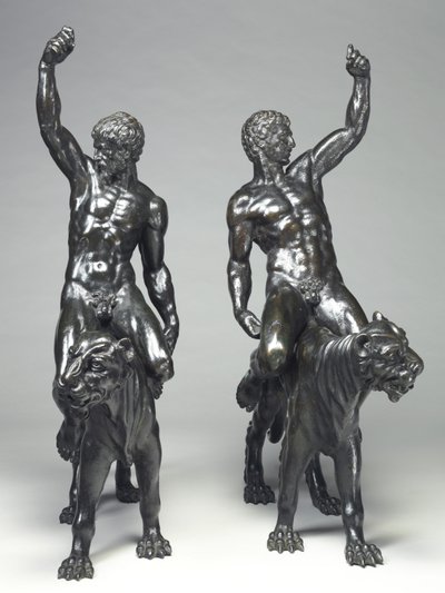 Baccanti nude che cavalcano pantere da Michelangelo Buonarroti